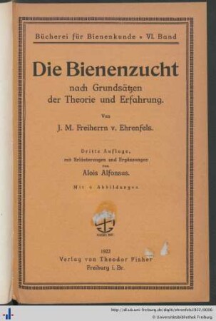 Die Bienenzucht nach Grundsätzen der Theorie und Erfahrung