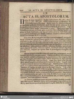In Acta SS. Apostolorum