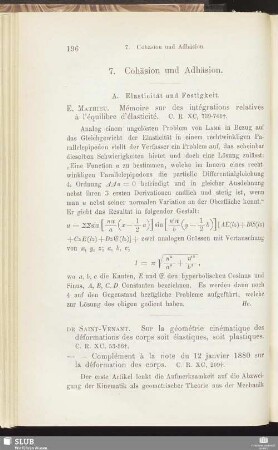 7. Cohäsion und Adhäsion
