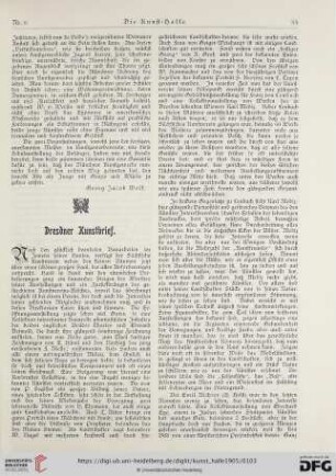Dresdner Kunstbrief