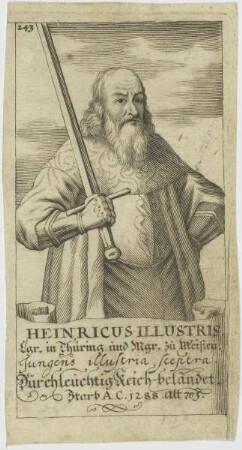 Bildnis des Heinricus Illustris