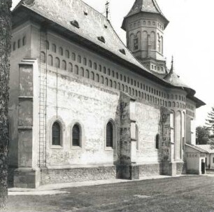 Suceava, Rumänien. Sf.-Gheorge-Kirche (1514-1522). Ansicht von Südwesten
