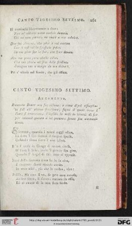 Canto vigesimo settimo