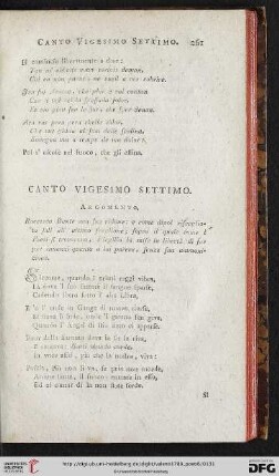 Canto vigesimo settimo