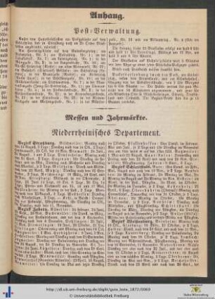 Messen und Jahrmärkte.
