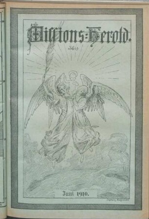 Nr. 6. Zehnter Jahrgang. Juni 1910.