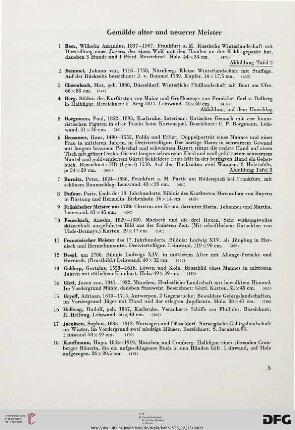 Gemälde alter und neuerer Meister (Nr. 1-56)
