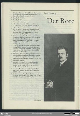 Der Rote - Porträt des Schriftstellers und Verlegers Felix Stiemer
