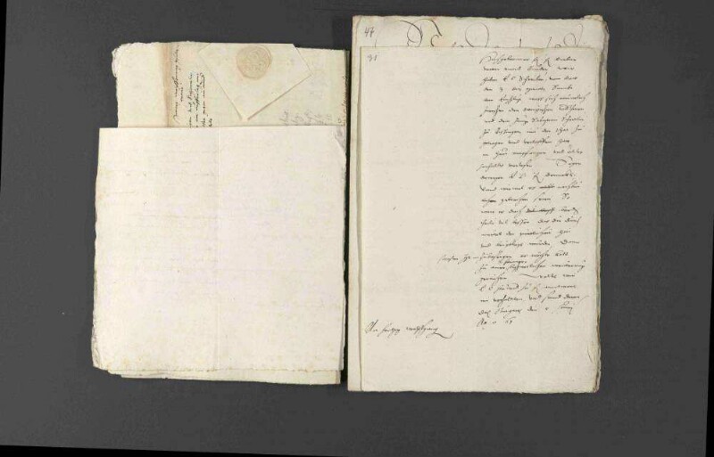 Schriftwechsel bezüglich der Konflikte zwischen Graf Ludwig von Öttingen und Sebastian Schertlin.
