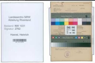 Entnazifizierung Heinrich Hoevel , geb. 00.00.0000 (Lehrer)