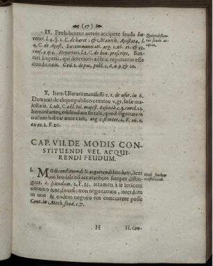 Cap. VII. De Modis Constituendi Vel Acquirendi Feudum