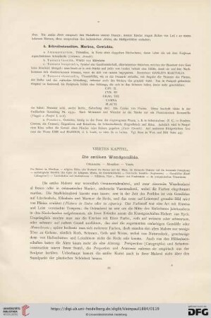 Viertes Kapitel: Die antiken Wandgemälde