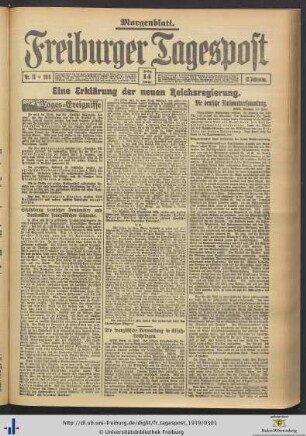 14.02.1919 (Morgenblatt)