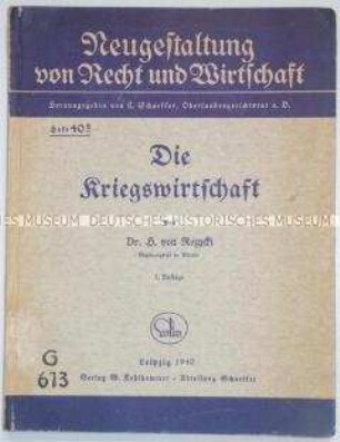 Abhandlung über die Kriegswirtschaft