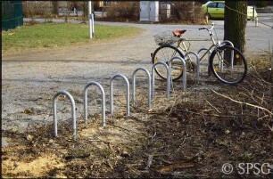 Fahrradständer.