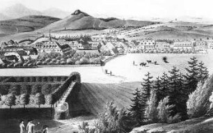 Herrnhut. Ortsansicht, Repro (Görlitz, Graph. Kabinett, Sign.: IV 17)