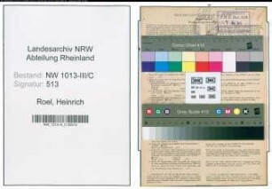 Entnazifizierung Heinrich Roel , geb. 12.04.1908 (Modellbauer)