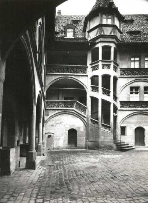 Nürnberg. Rathaus. Innenhof