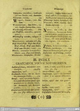 II. Index Graecarum Vocum Notabiliorum