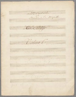 Instrumental pieces, vlc, orch, op. 7 - BSB Mus.Schott.Ha 10726-2