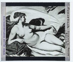 Feuerbach, Venus und Amor : Ausschnitt