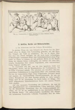2. Gefässe, Geräte und Bildnerarbeiten.