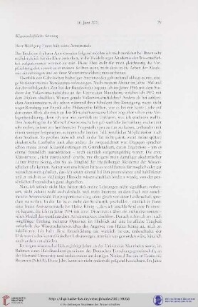 Antrittsrede vom 16. Juni 2001