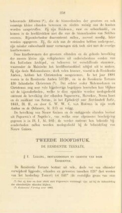 Tweede hoofdstuk. De Residentie Ternate