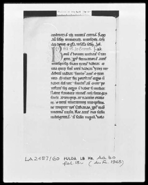 Epistolar — Initiale B, Folio 13verso