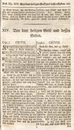 XIV. Von dem heiligen Geist und dessen Gaben.