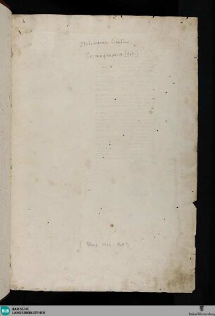 Registrum alphabeticum super octo libros Ptolomei