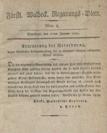 11. Januar-26. December = Nro. 1-26