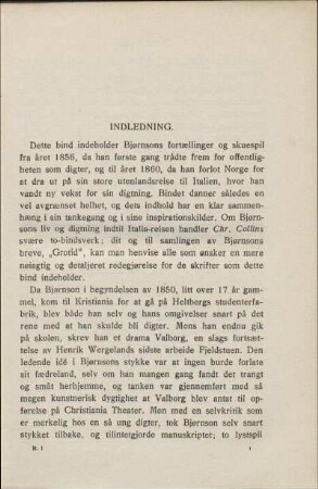 Indledning.