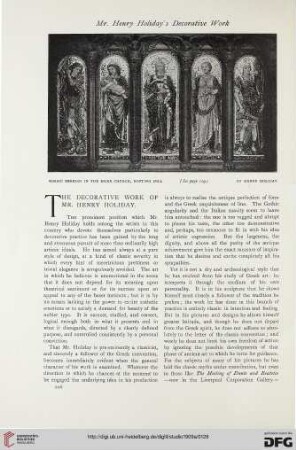 46: The decorative work of Mr. Henry Holiday