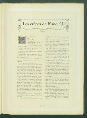 Les Crêpes de Mme. O.