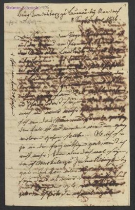Brief an Jacob Grimm : 08.09.1816