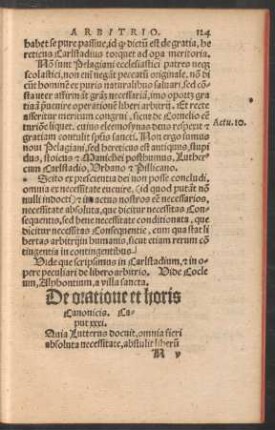 De oratione et horis Canonicis. Caput xxxi.