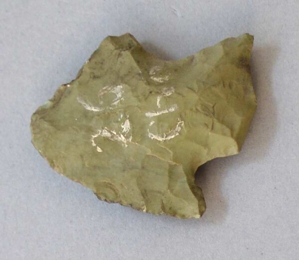 Stone arrowhead