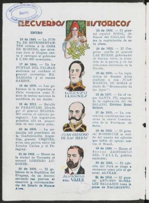 Recuerdos históricos
