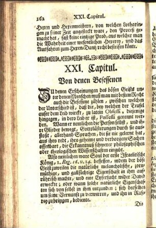 XXI. Capitul. Von denen Besessenen.
