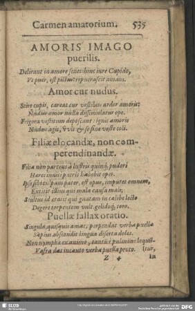 Puellae fallax oratio