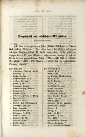 Jahresbericht des Physikalischen Vereins Frankfurt am Main. 1856/57