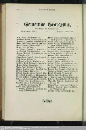 Gemeinde Georgewitz