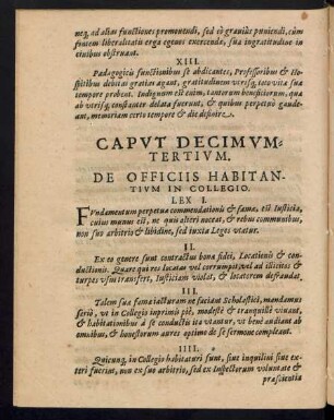 Caput Decimumtertium.