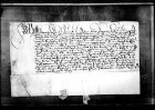 Die Grafen Eberhard d. Ä. und d. J. bevollmächtigen die Ritter Albrecht von Rechberg von Hohenrechberg, Hermann von Sachsenheim und Ulrich von Westerstetten, den Bund mit Ulm zu beschwören.