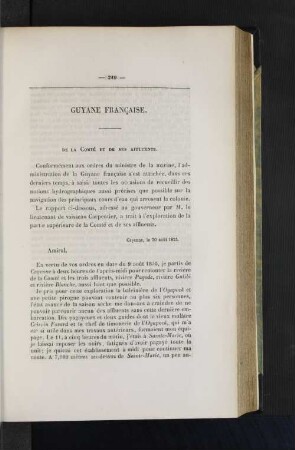 Guyane francaise.