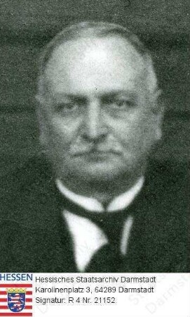 Fenchel, Wilhelm (1873-1938) / Porträt, Brustbild