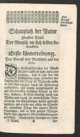 Erste Unterredung.