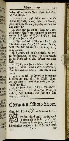 Morgen- u. Abend-Lieder.