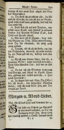 Morgen- u. Abend-Lieder.